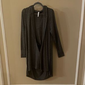 Athleta Long Drapey Hooded Cardigan